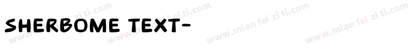sherbome text字体转换